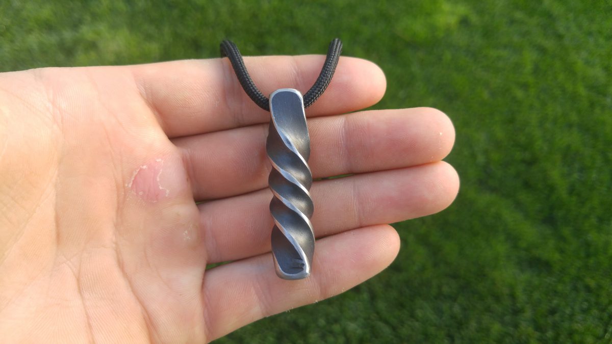 Forging A Custom Twisted Pendant/Necklace